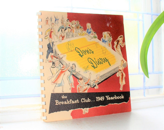 Don's Diary The Breakfast Club 1949 Yearbook Vintage Book
