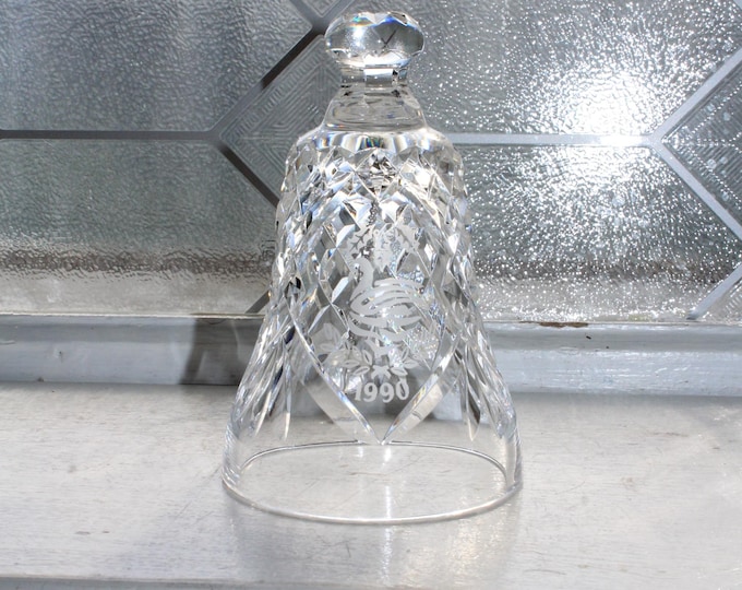 Waterford Crystal Bell 1990 12 Days of Christmas