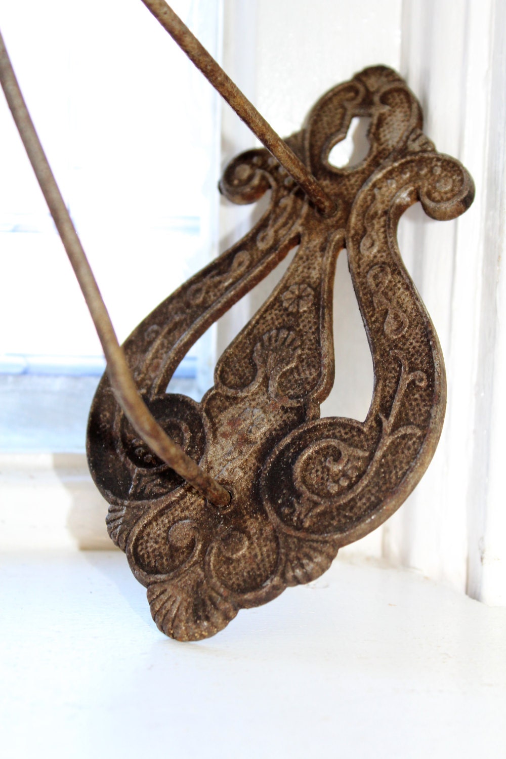 Victorian Wall Hook Antique 1800s Plant Hanger