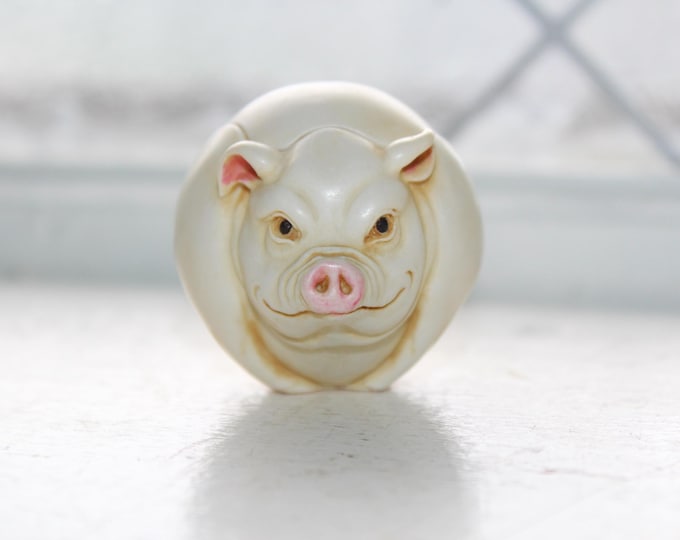 Harmony Kingdom Roly Poly Curly Pig Treasure Trinket Box