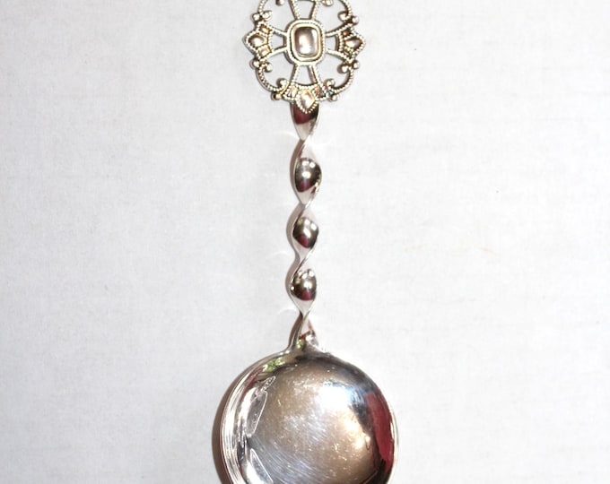 Vintage Norwegian Silverplate Kings Cross Spoon 60 Gr Norway