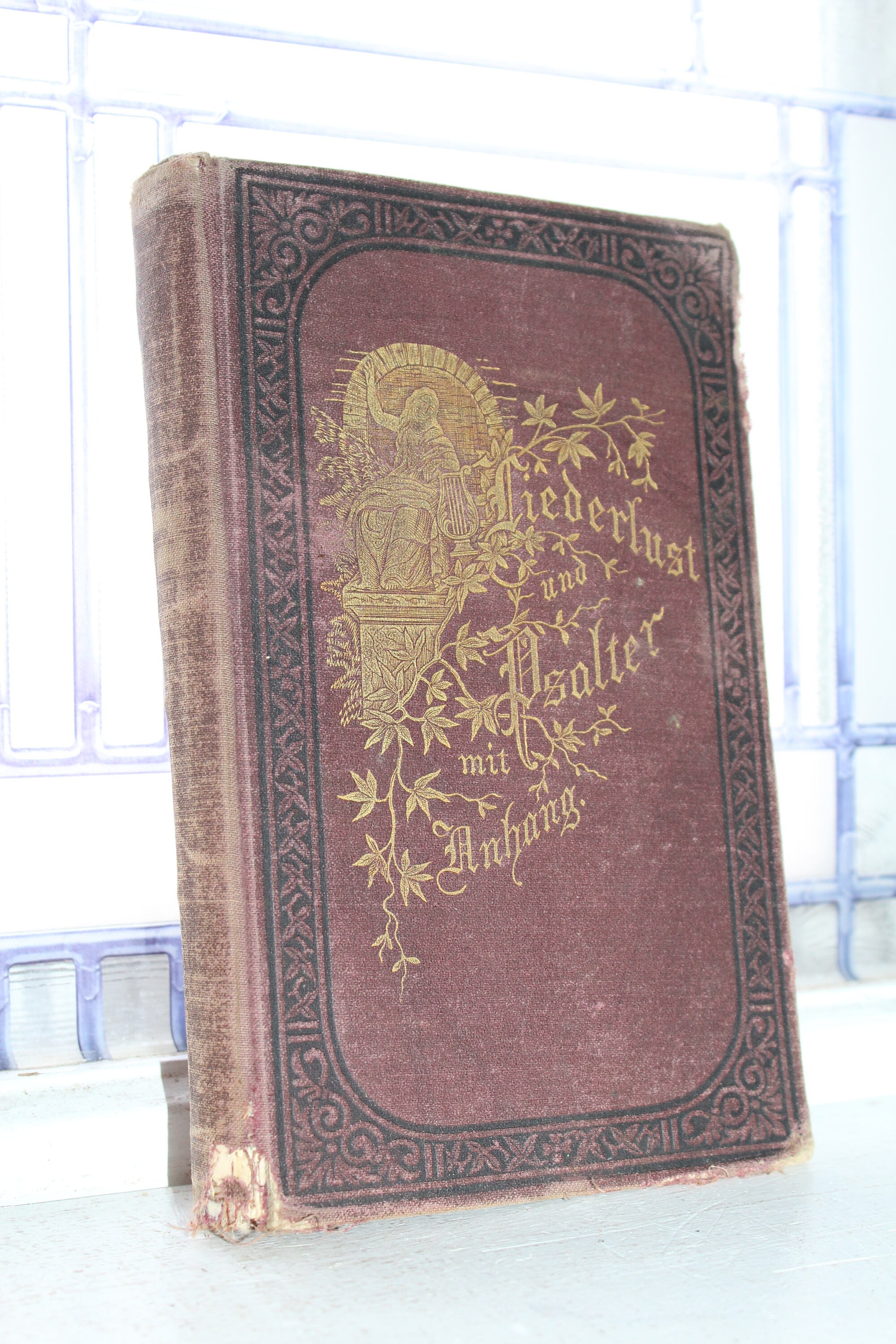 Antique 1884 German Song Book Liederlust Und Psalter Mit Anhang