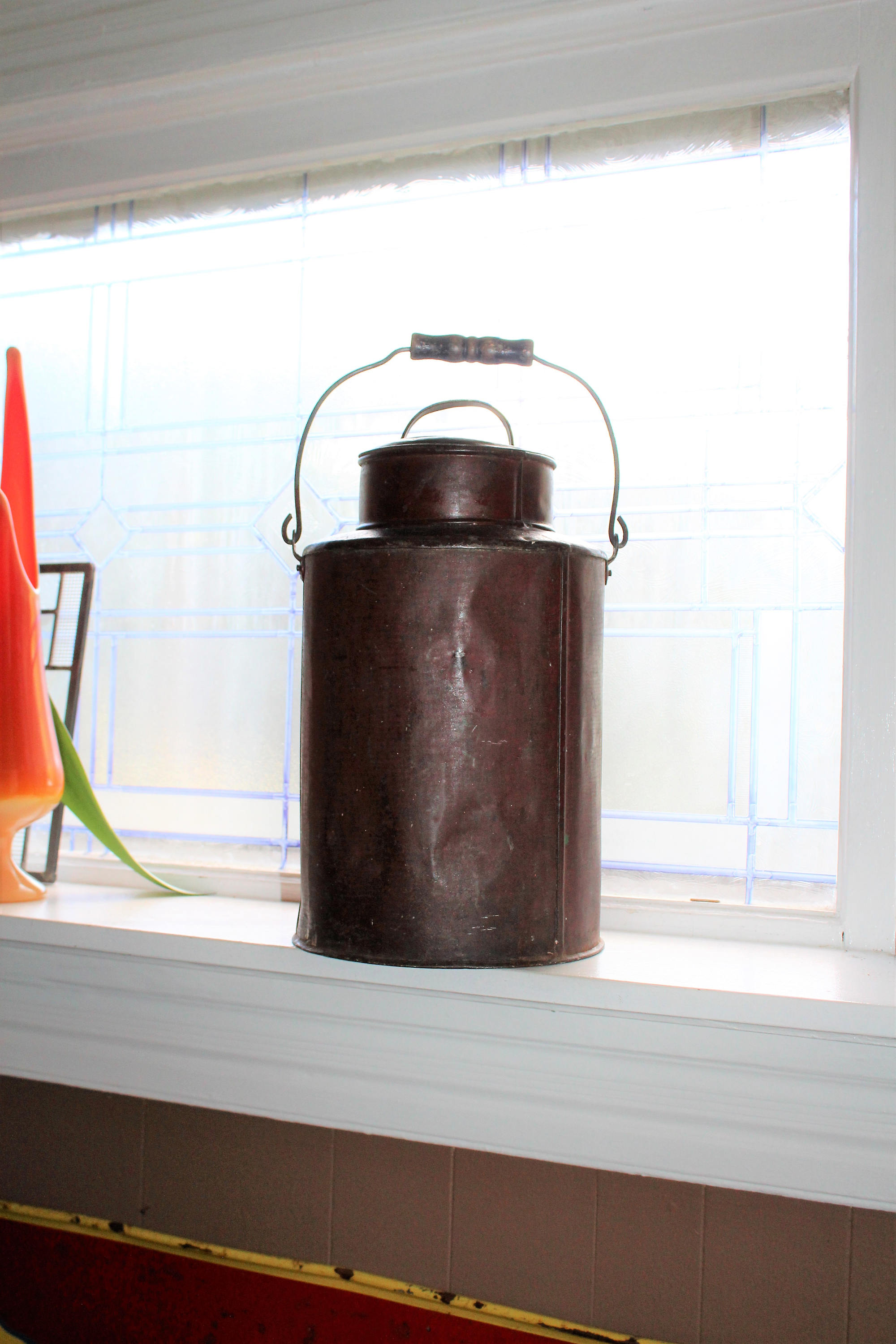 Antique Cream Can Small Milk Can Rustic Farmhouse Decor