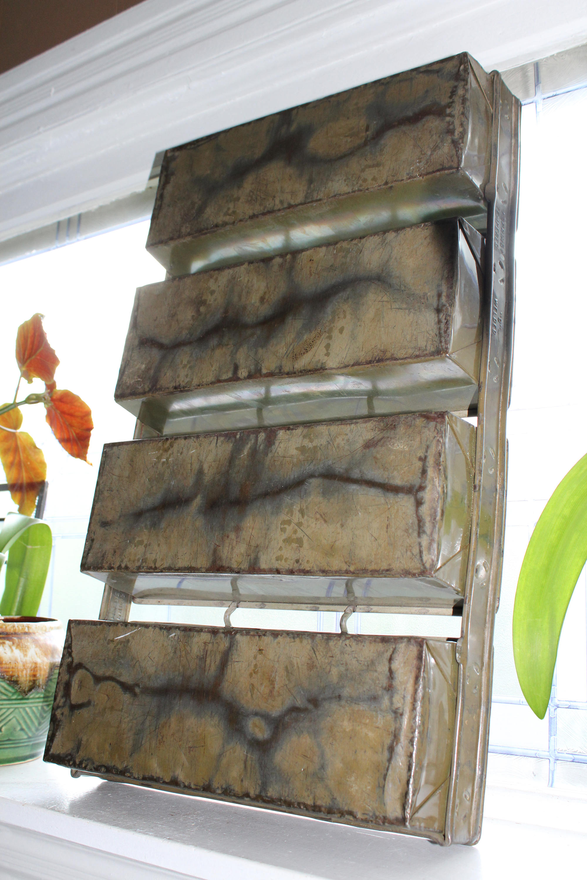 Vintage Commercial Bread Pan Rustic Farmhouse Decor