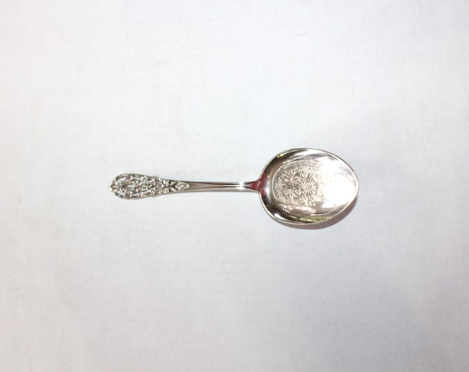 Vintage Norway Silverplate Serving Spoon 40 NM EPNS