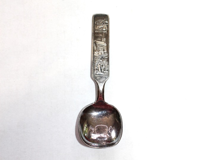 Vintage Sandnes Norway Souvenir Silverplate Spoon 60 GR NM