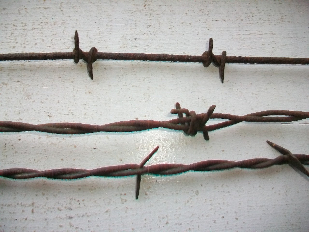 Antique Barbed Wire 3 Pieces 1800s Barbwire Bobbed Wire Devil's Rope