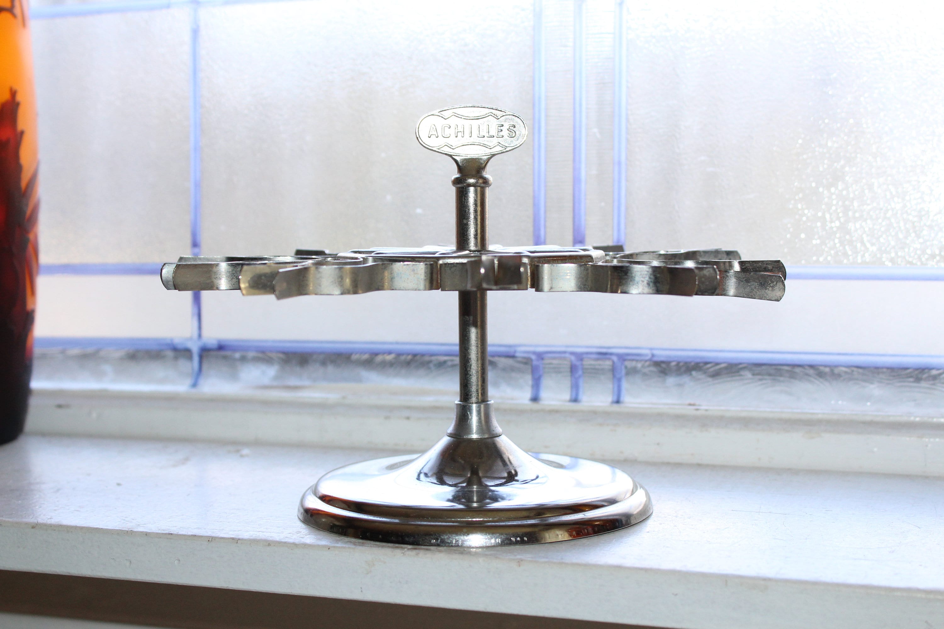 Vintage Office Stamp Holder 1950s Achilles 10 Slot