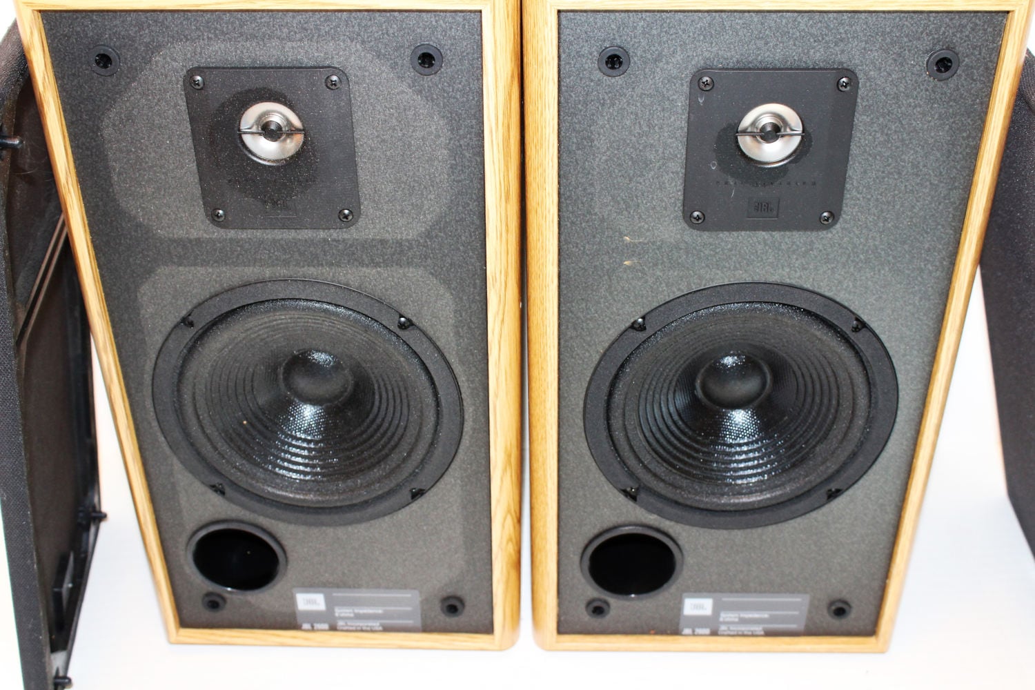 kontrollere Sindsro Afgørelse JBL 2600 Bookshelf Speakers Pair Vintage 1989 8 Ohms 100 Watt