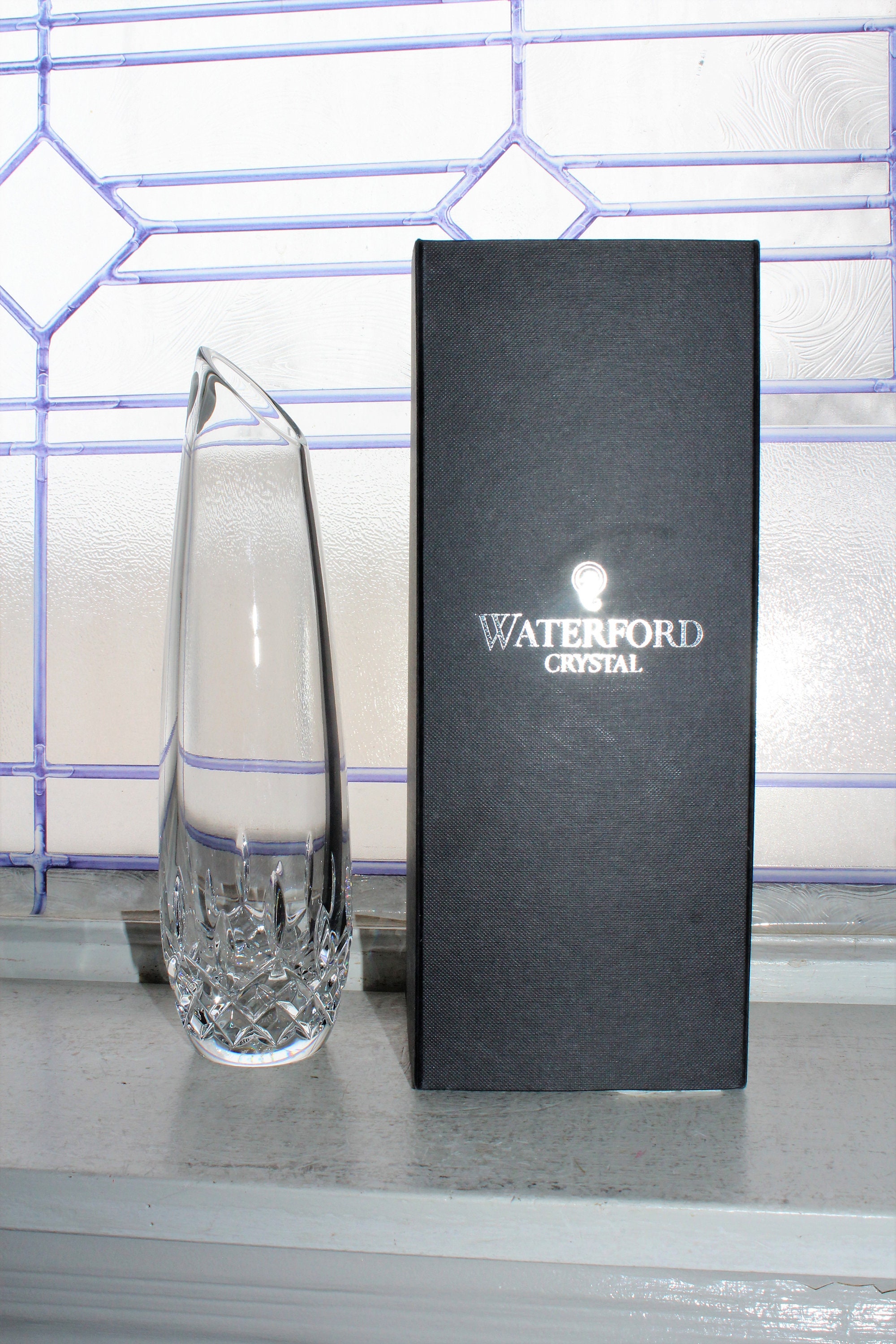 Waterford Crystal Lismore Essence Bud Vase with Box