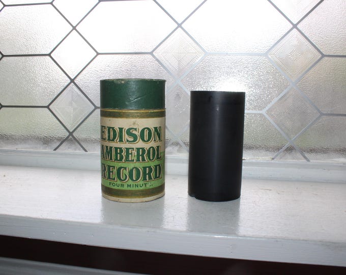 Antique Edison Amberol Cylinder Record They Gotta Quit Kickin' My Dawg Aroun'