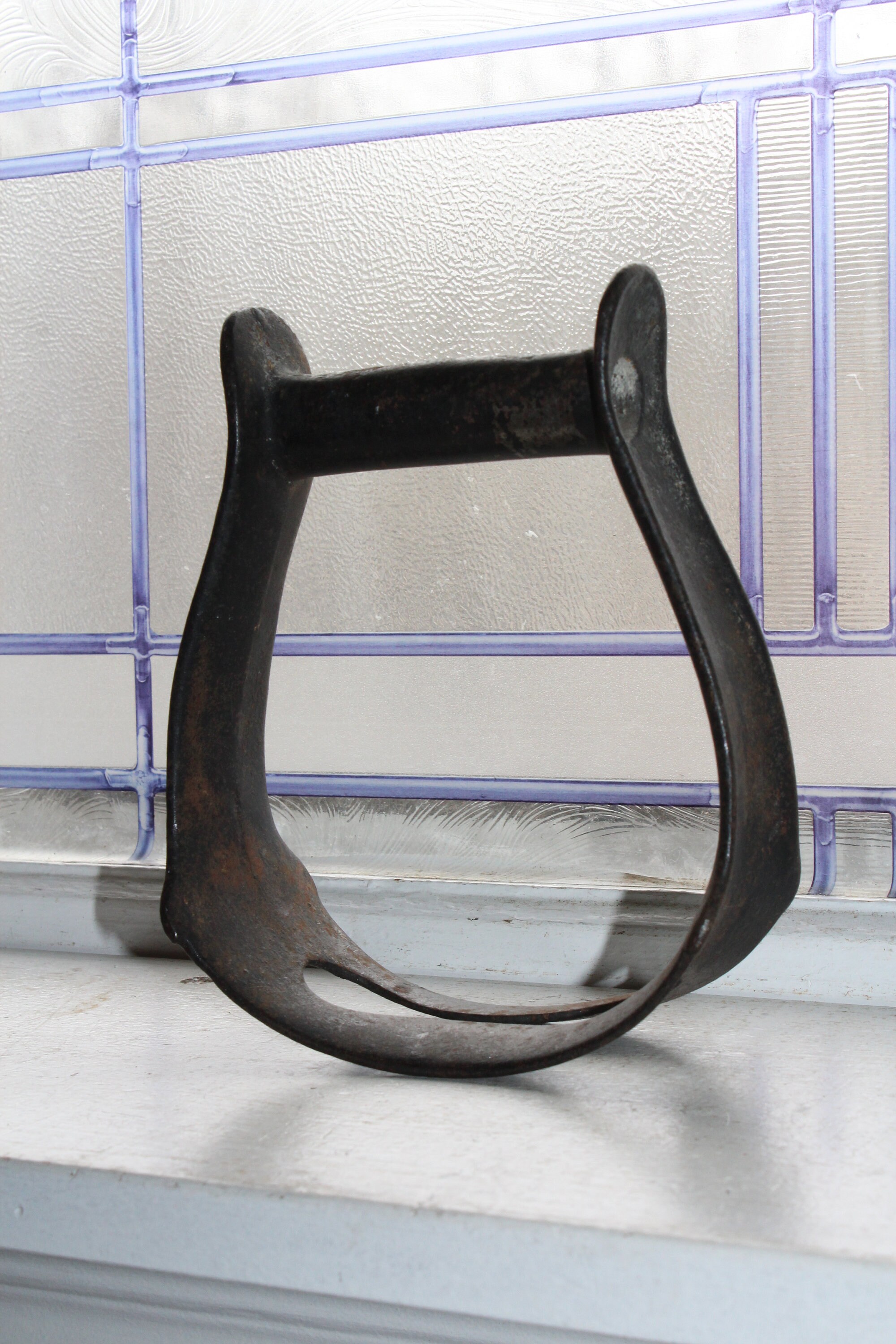Antique Iron Stirrup Country Western Decor
