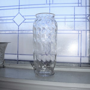 Large Vintage Elegant Cut Crystal Vase