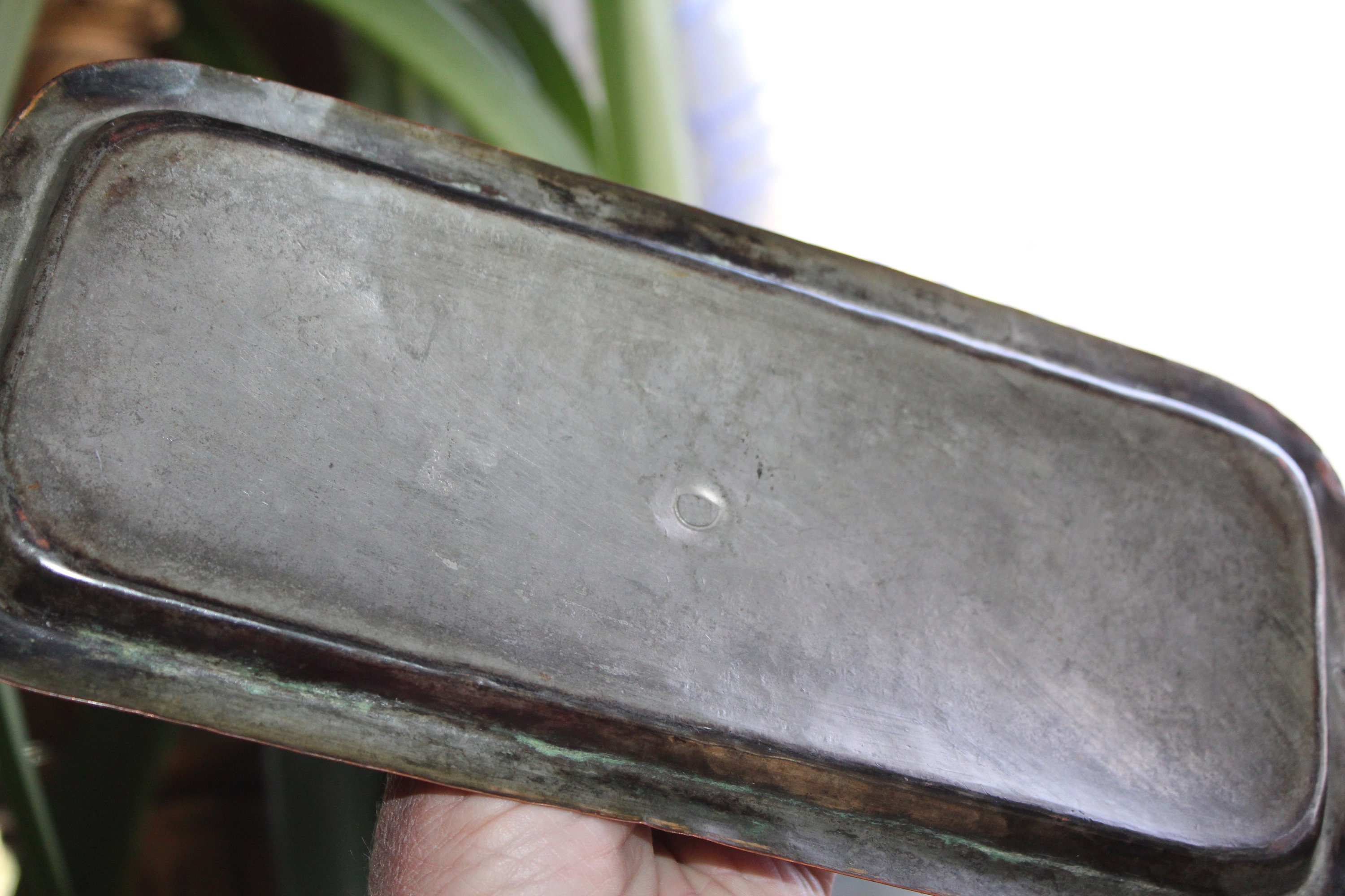 Antique Copper Fish Poacher Pan & Lid Early 1900s