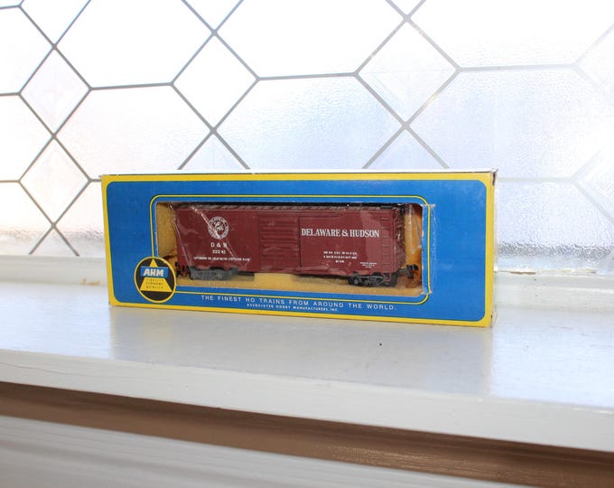 Vintage AHM HO Scale Delaware & Hudson Railroad Car 22241