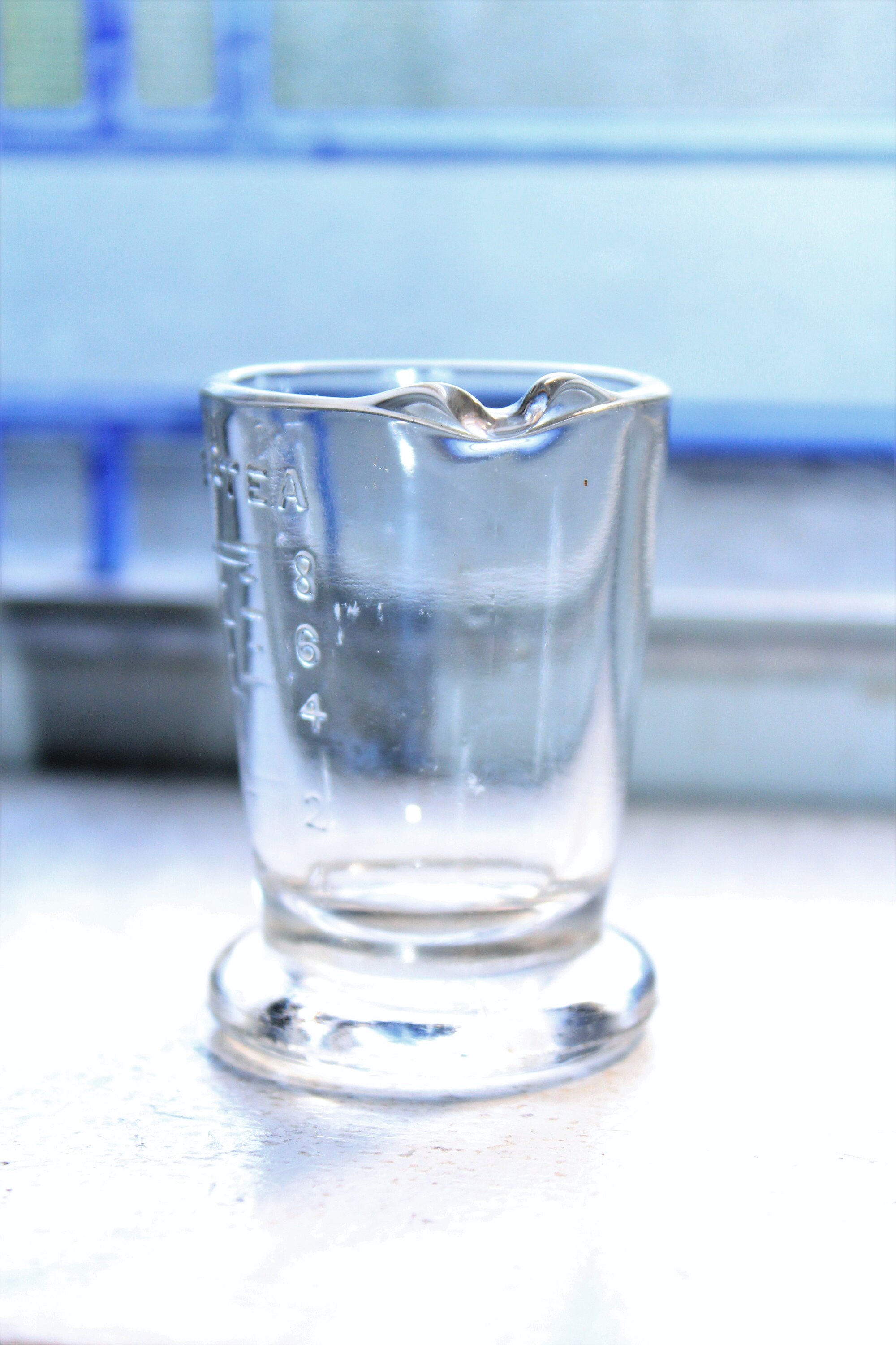 Vintage Glass Measuring Cup Teaspoons & Tablespoons