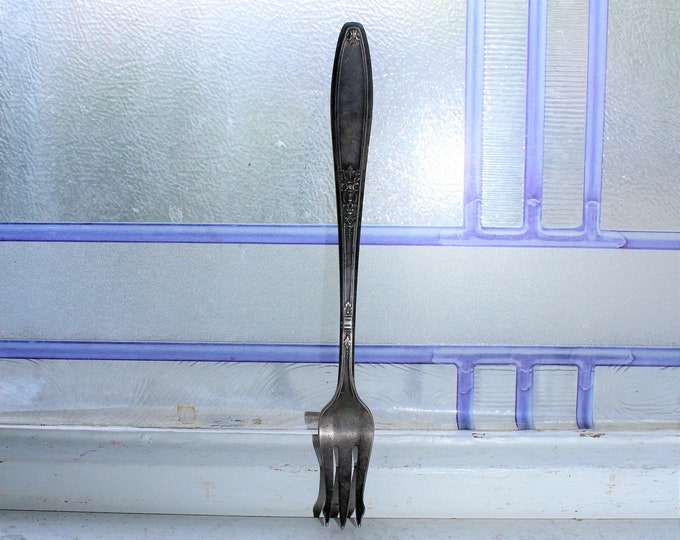 Antique Silverplate Pickle Fork 1847 Rogers Brothers