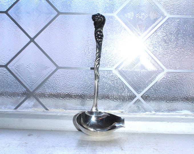 Vintage Silverplate Sauce Ladle Sweden Extra Primans Alp Scandinavian