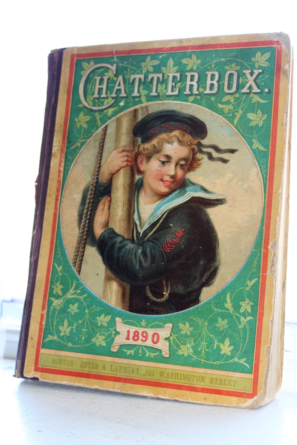 Antique Children's Book Chatterbox 1890