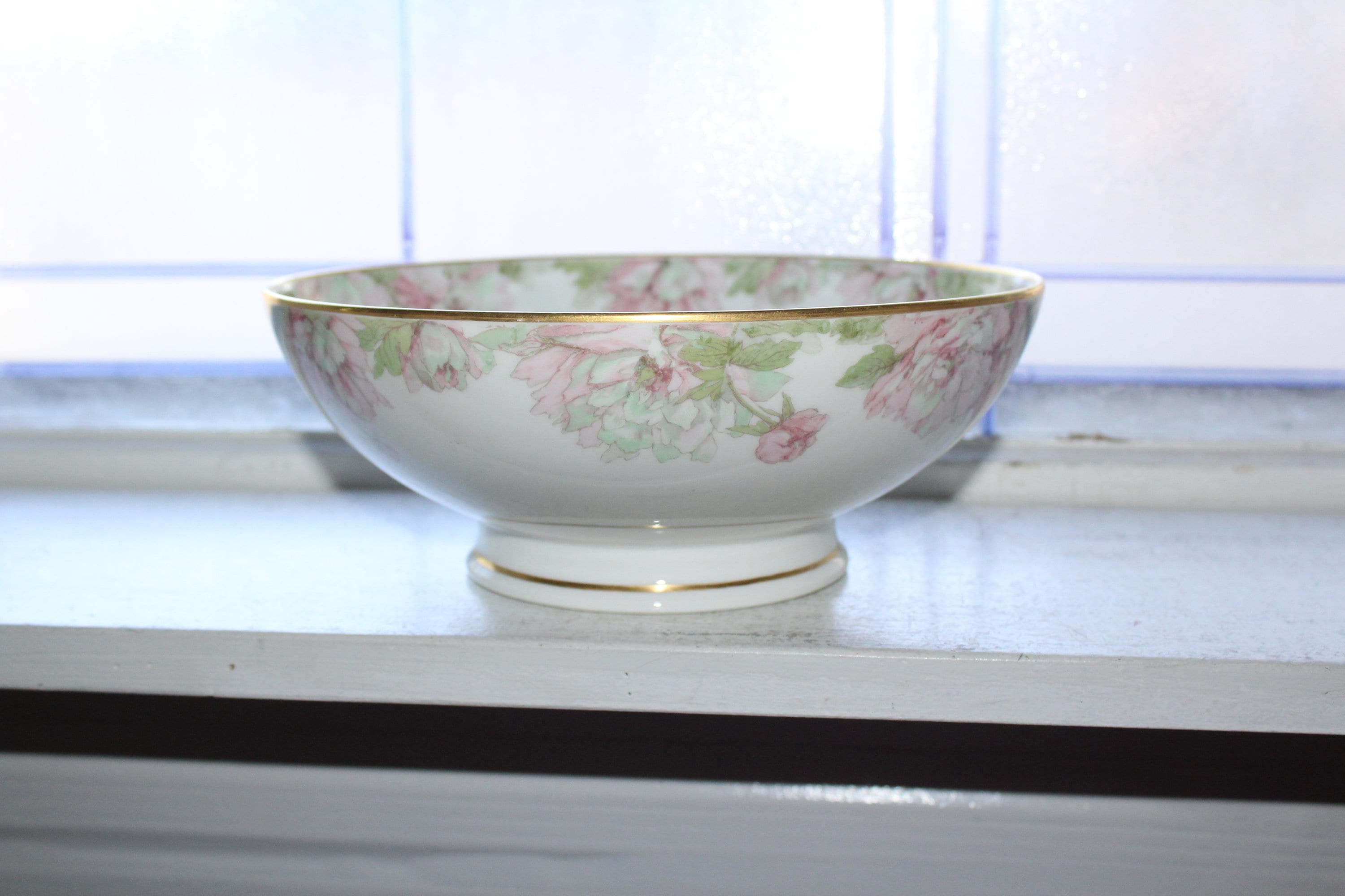 Antique Haviland Limoges Porcelain Serving Bowl