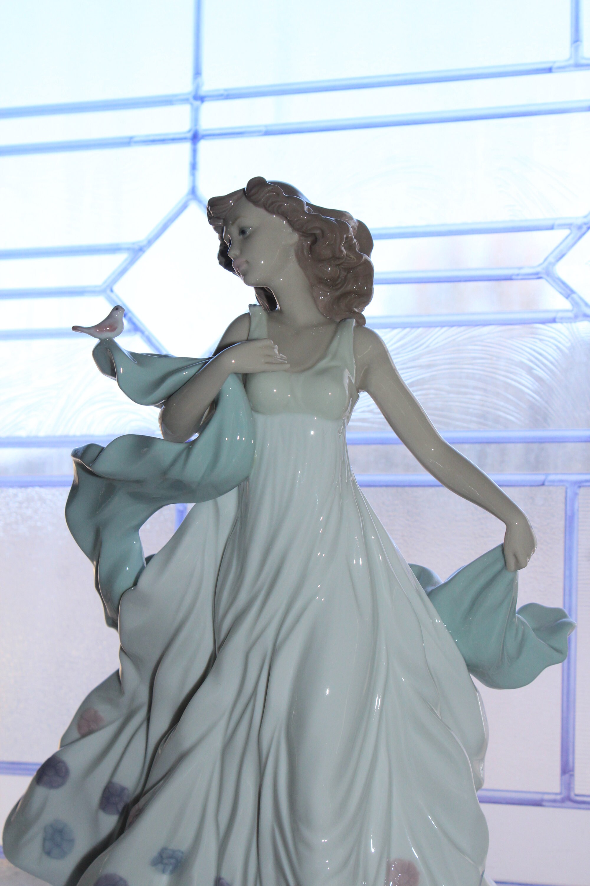 Large Lladro Porcelain Figurine Summer Serenade 06193 with Box 12
