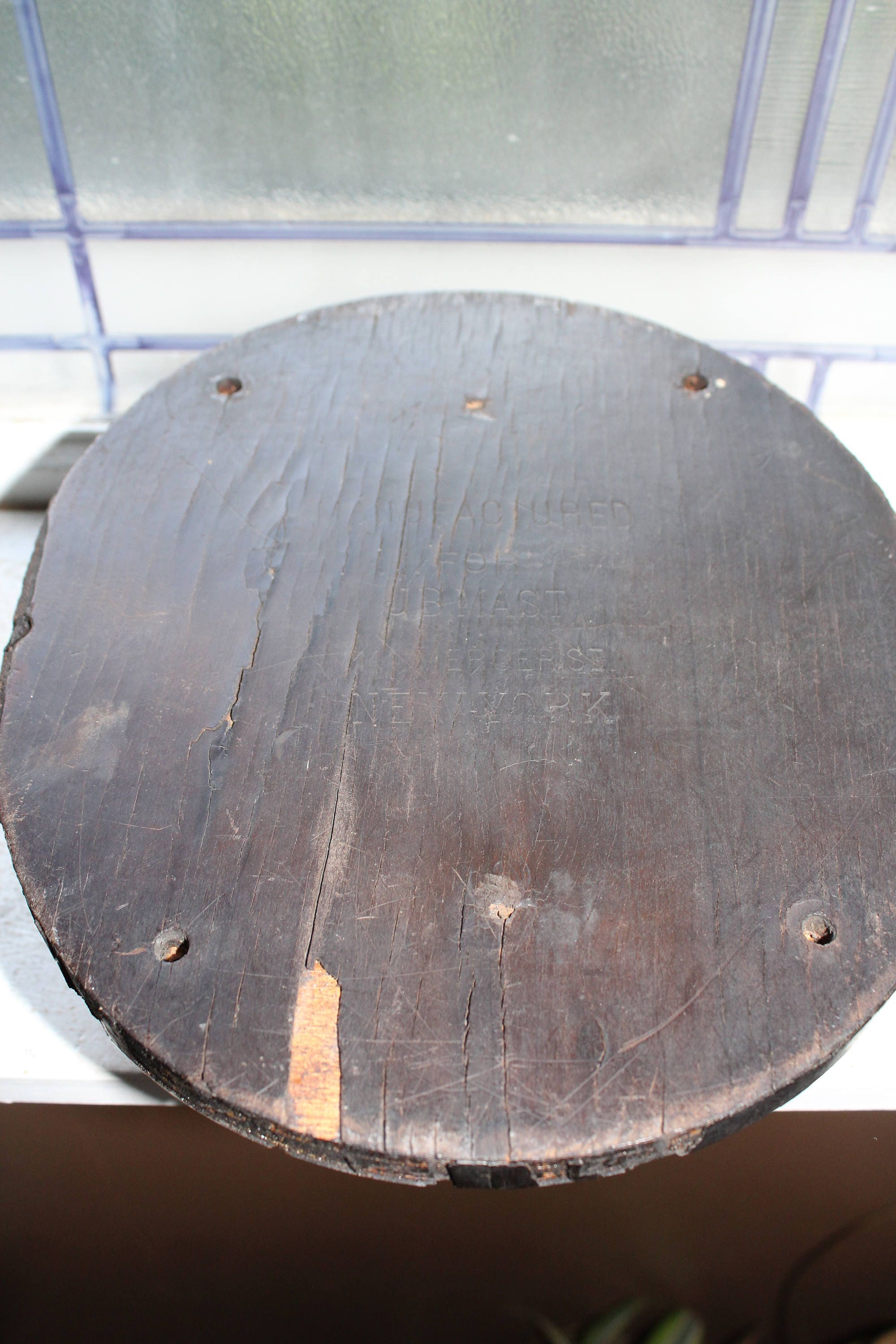 Antique Milliner Hat Maker Tool JB Mast Industrial Steampunk Decor