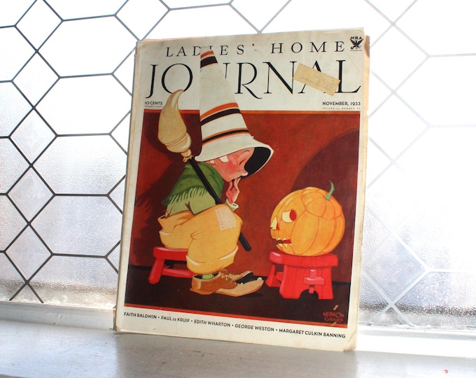 1933 Ladies' Home Journal Magazine November