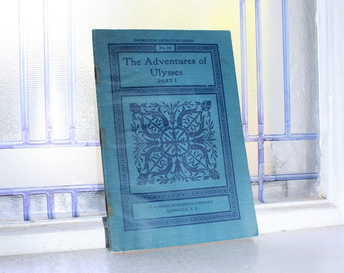 Antique Book The Adventures of Ulysses Part I 1910s Art Nouveau Cover