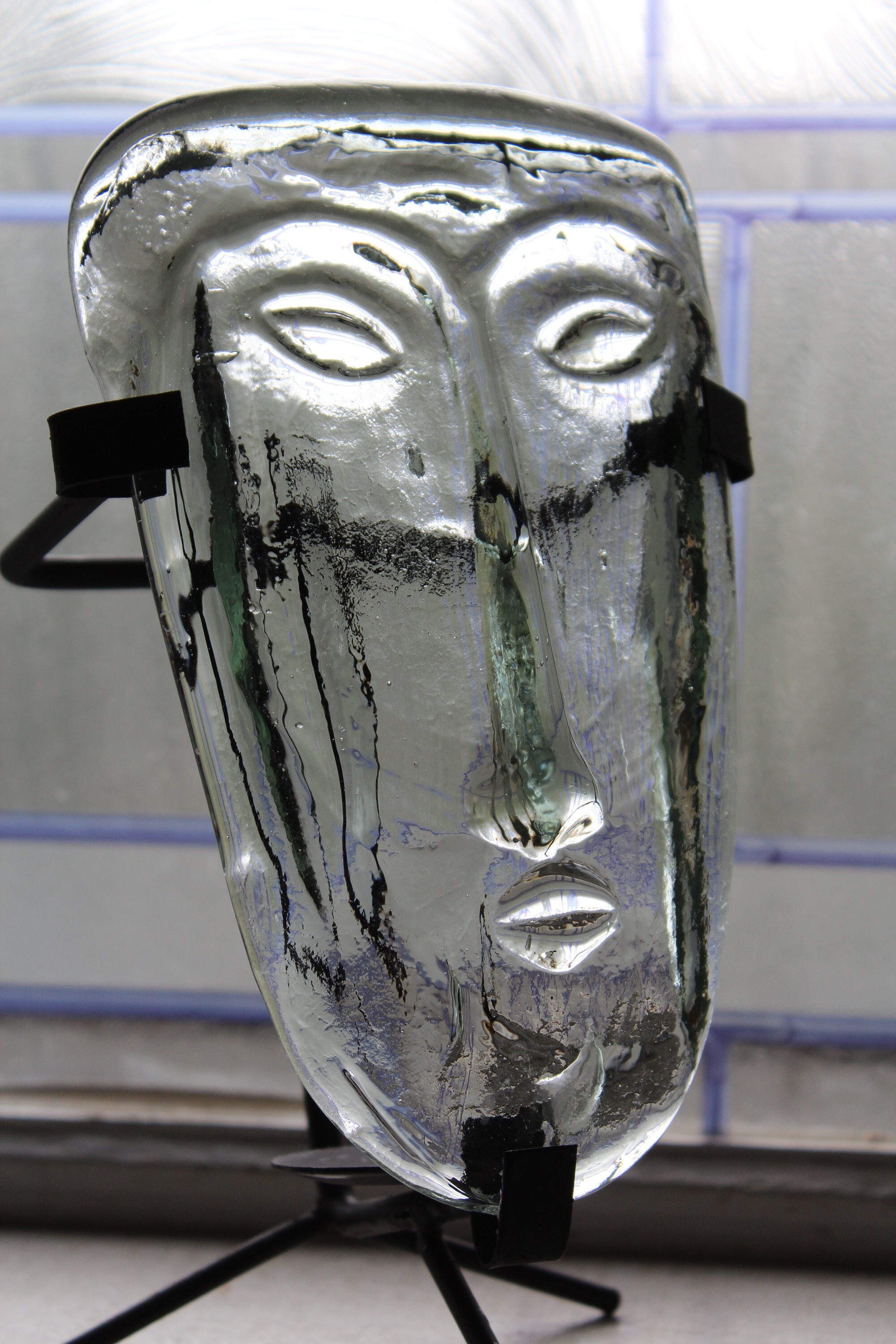Skydreamer Glass Face Mask by Jaramillo Bro. Erik Hoglund Style Candle Holder Wall Sconce