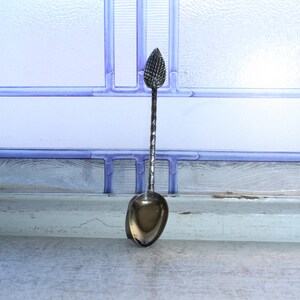Antique Silverplate Demitasse Spoon Pinecone Handle