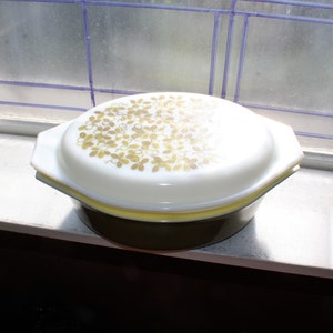 3 Pc Pyrex Verdi Green Olives Casserole Vintage 1970s