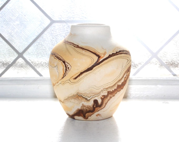 Vintage Nemadji Pottery Vase Southwestern Decor