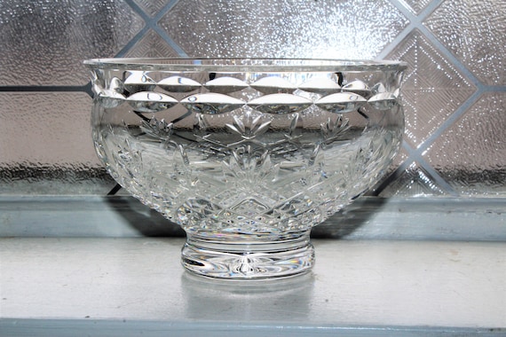 Waterford Crystal Killarney Footed Bowl 6"
