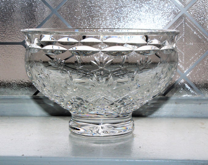 Waterford Crystal Killarney Footed Bowl 6"