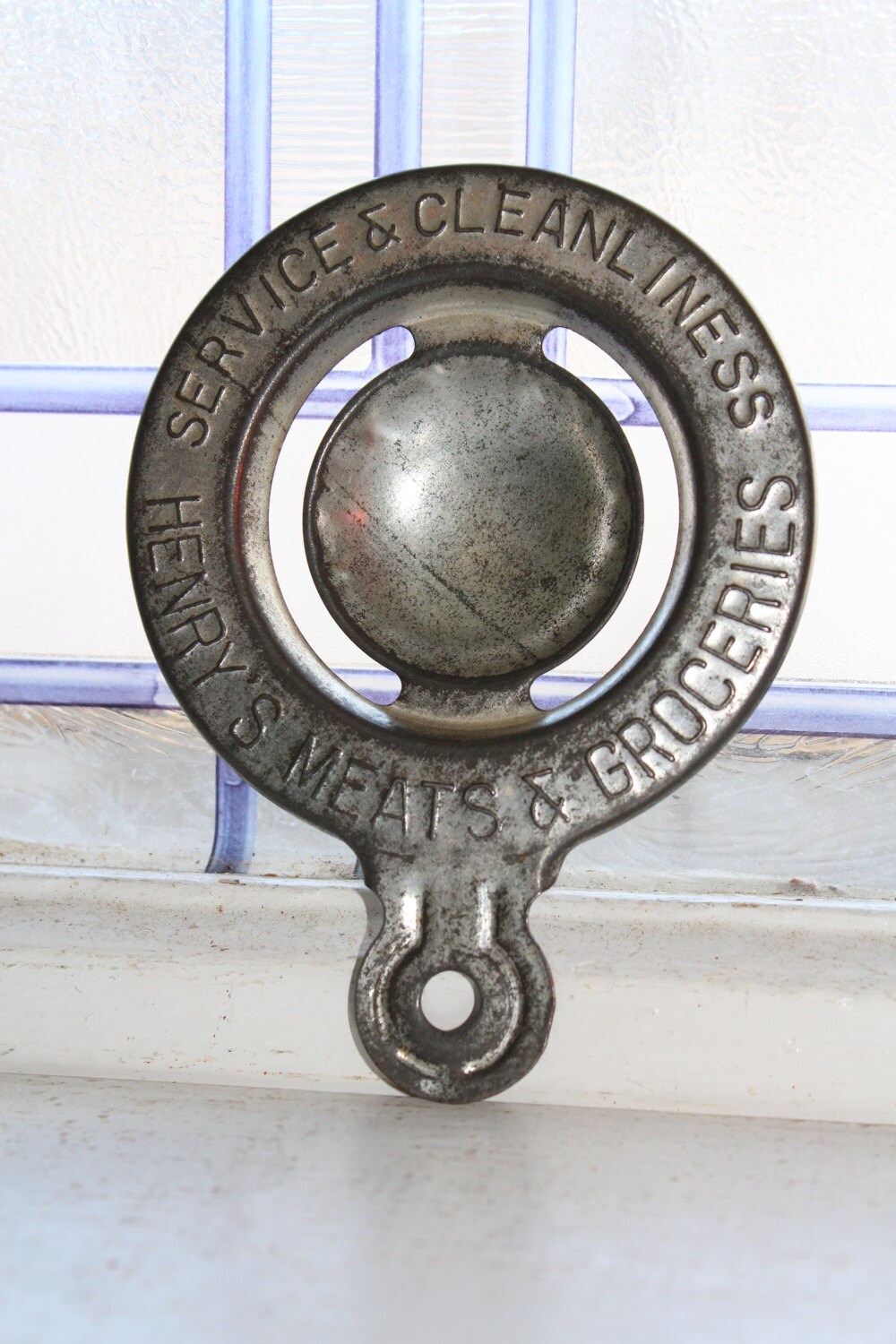Vintage Advertising Egg Separator Henry's Meats & Groceries