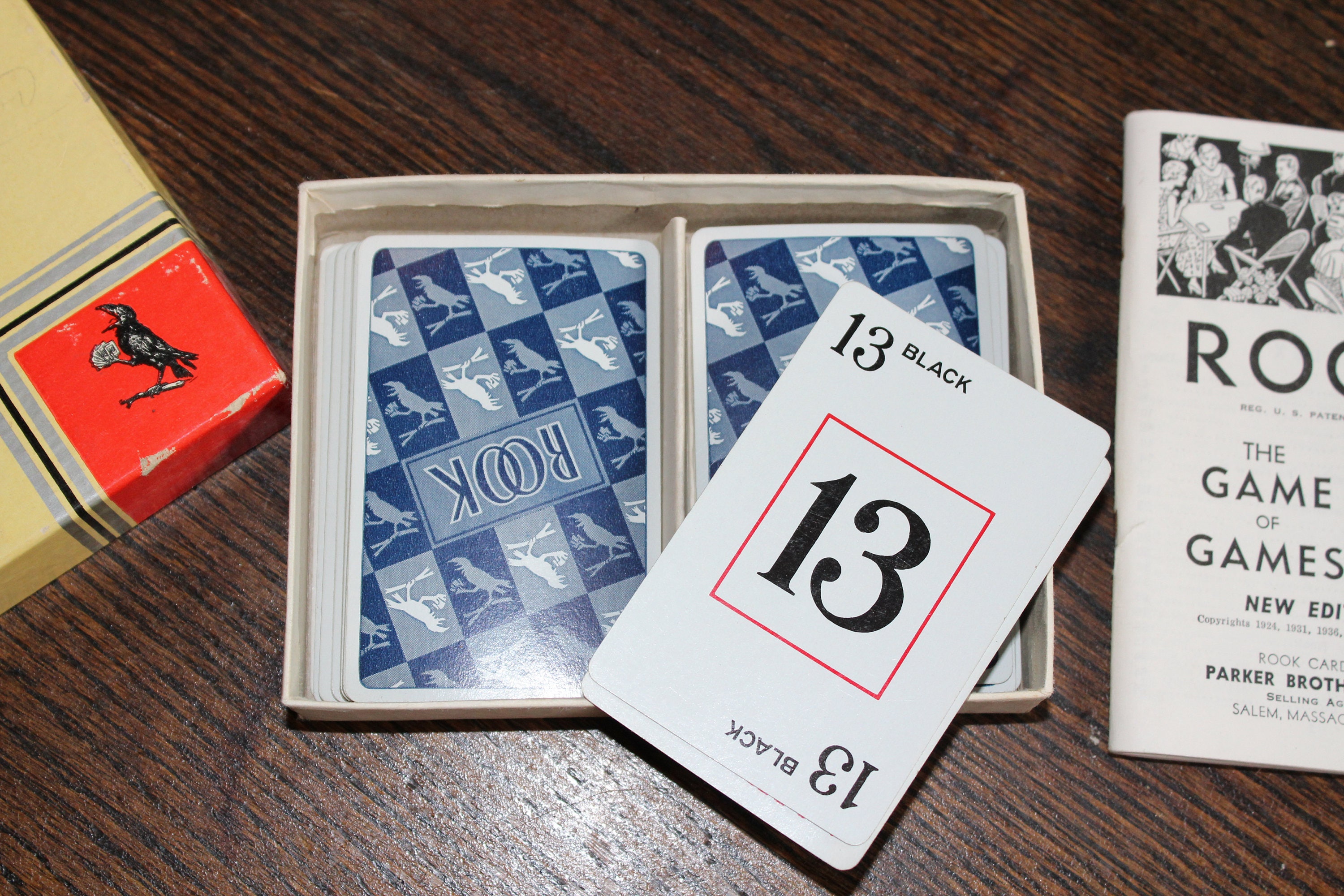 Vintage Card Game Rook Parker Brothers 1936