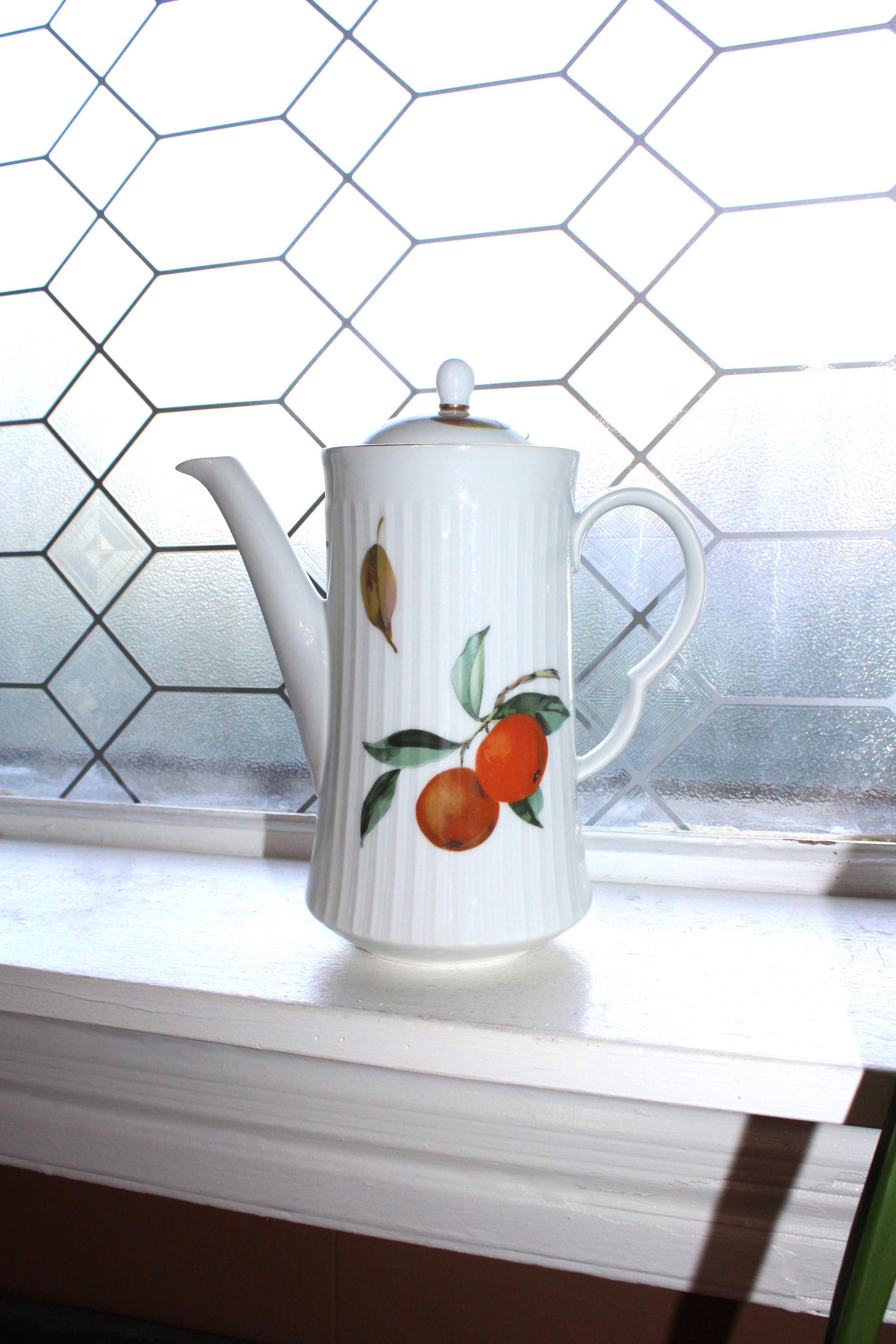 Royal Worcester Teapot - Etsy