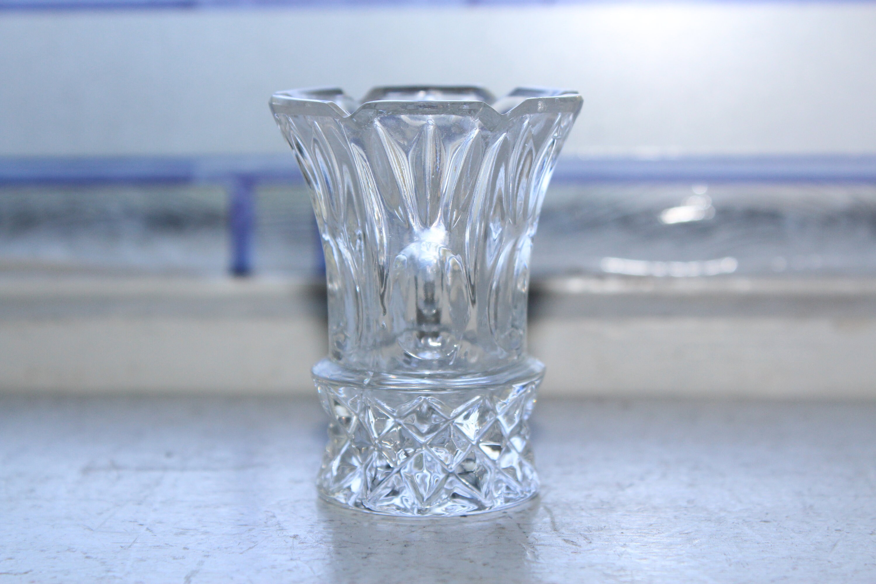 Vintage Glass Toothpick Holder