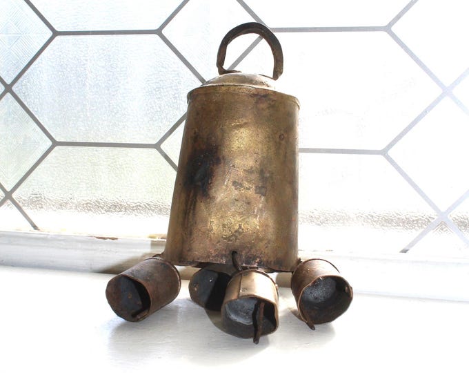 Antique Harmony Cow Bells Rustic Farmhouse Decor