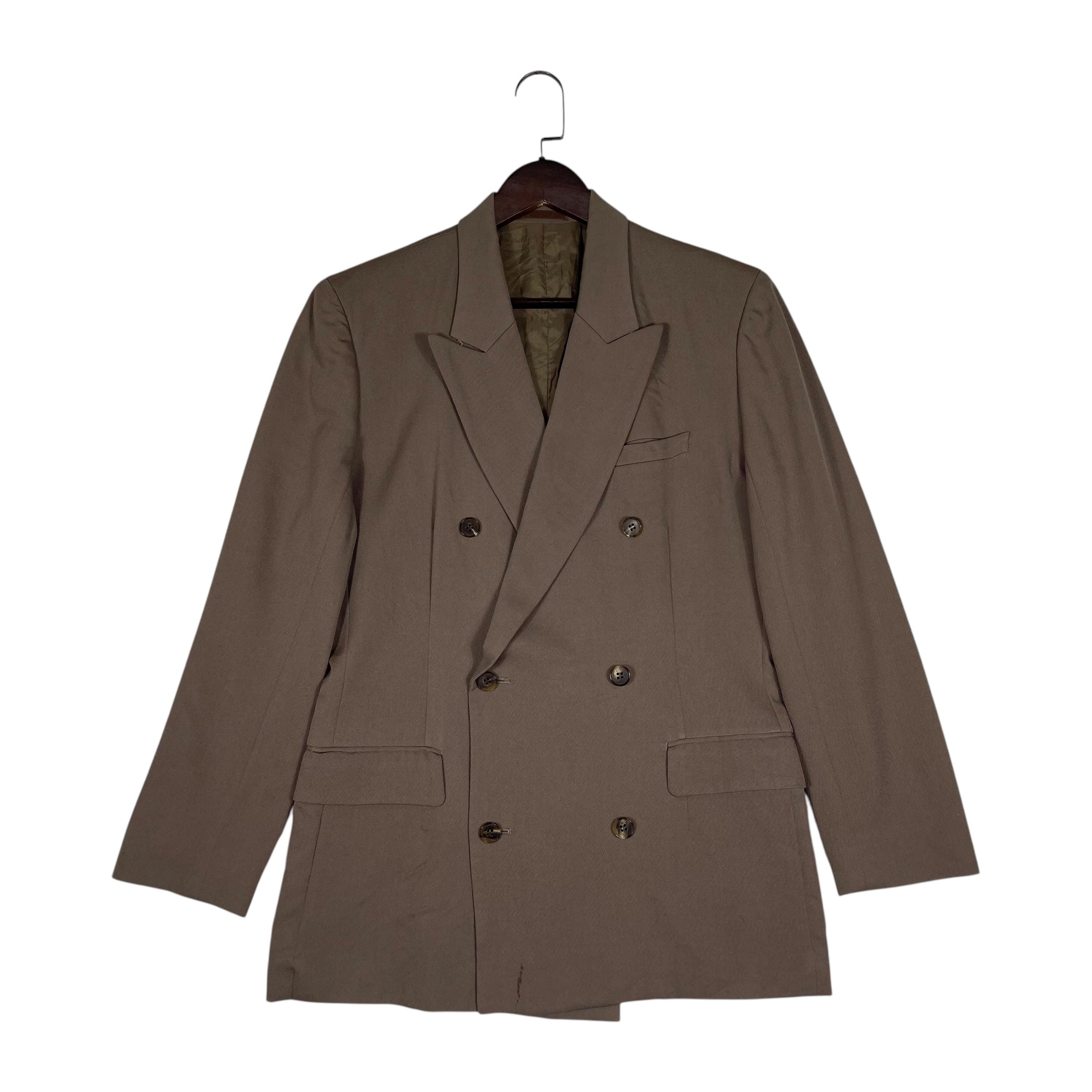 ジャケット・アウター 80-90s Yohji Yamamoto double jacket / S Vintage Y's Bis Yohji Yamamoto Double Breasted Blazer Jacket