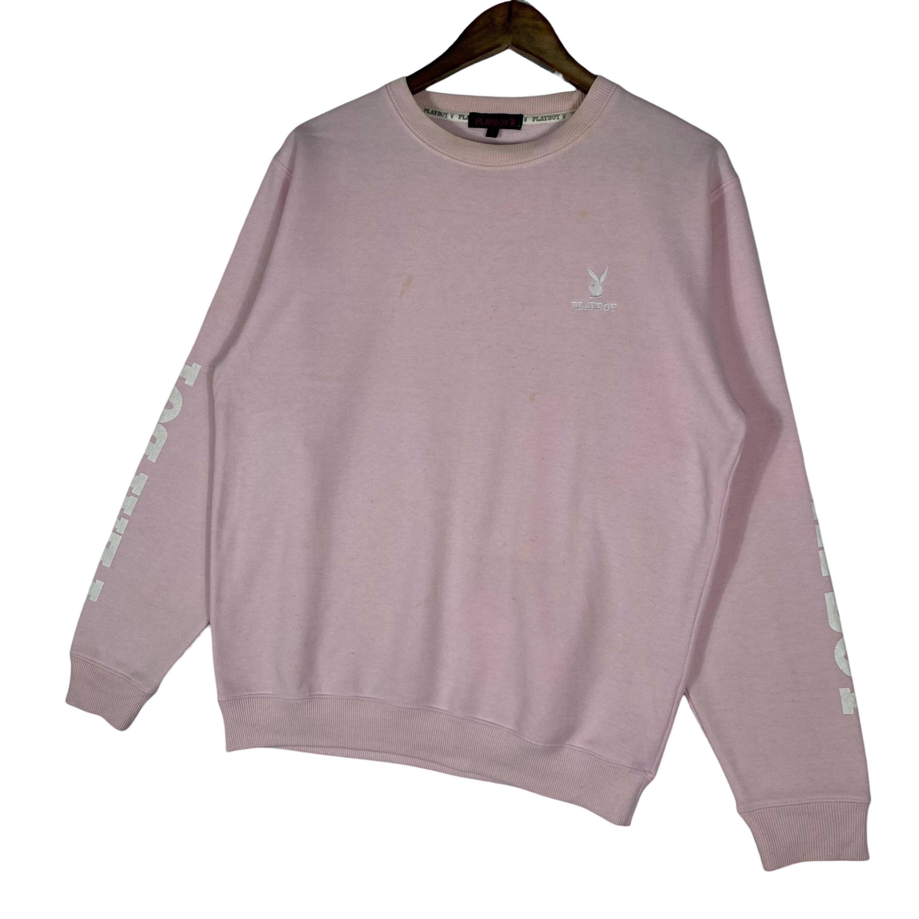¥*¥様 【希少】PLAY BOY スウェット ピンク　ヴィンテージ 90s 8 Vintage Playboy Bunny Pink Sweatshirt – Embroidered Crewneck