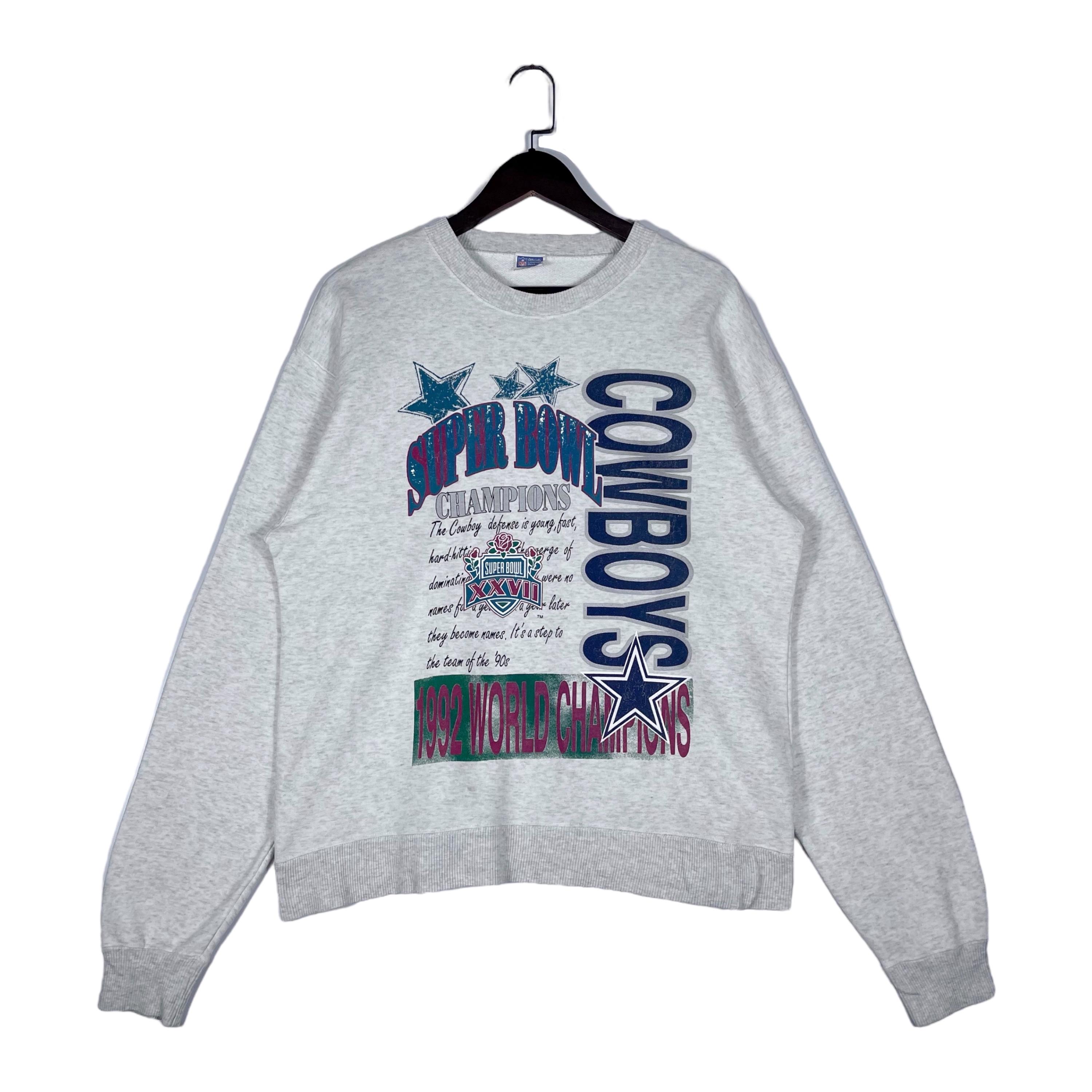 Vintage 90s Dallas Cowboys Super Bowl XXVII Champions Sweatshirt