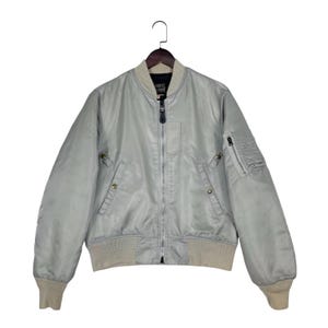 雰囲気抜群 HUSTON US AIR FORCE MA-1 SCOVILL Scovill Ma 1 Vintage - Etsy