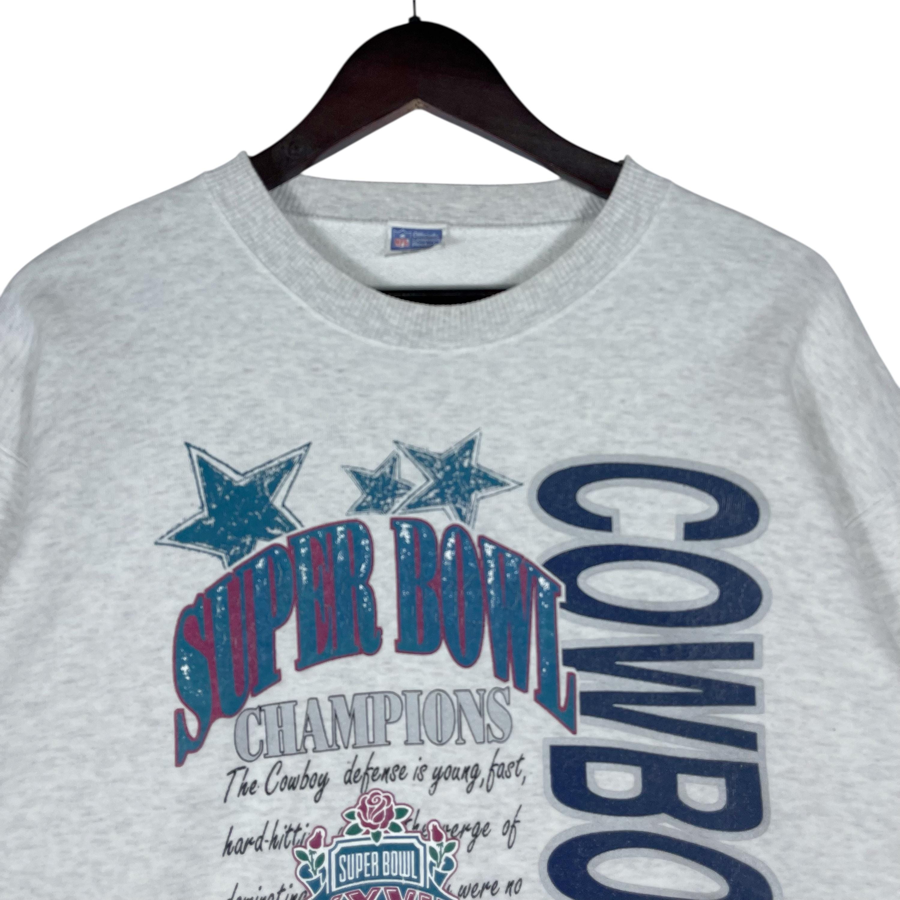 Vintage 90s Dallas Cowboys Super Bowl XXVII Champions Sweatshirt
