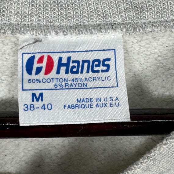 Vintage 80s Hanes Otari Recording & Mixing Crewneck Sweatshirt • Rare Audio Engineer Tech Promo • Heather Grey Size Medium • Made in USA View 6