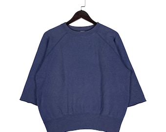 Vintage Toy McCoy Sweatshirt – Steve McQueen Blue Crewneck, Made in Japan