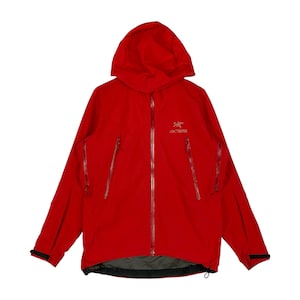 Vintage Arc'teryx Gore-Tex Paclite Shell Jacket Red - Men’s Small - Gorpcore Technical Outerwear - AS IS Repair Project