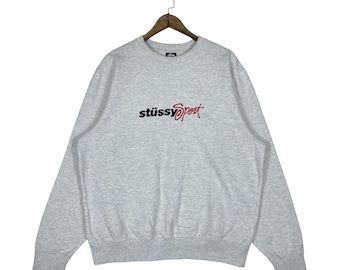 Stussy Sport X Champion Reverse Weave Sweatshirt - Big Logo