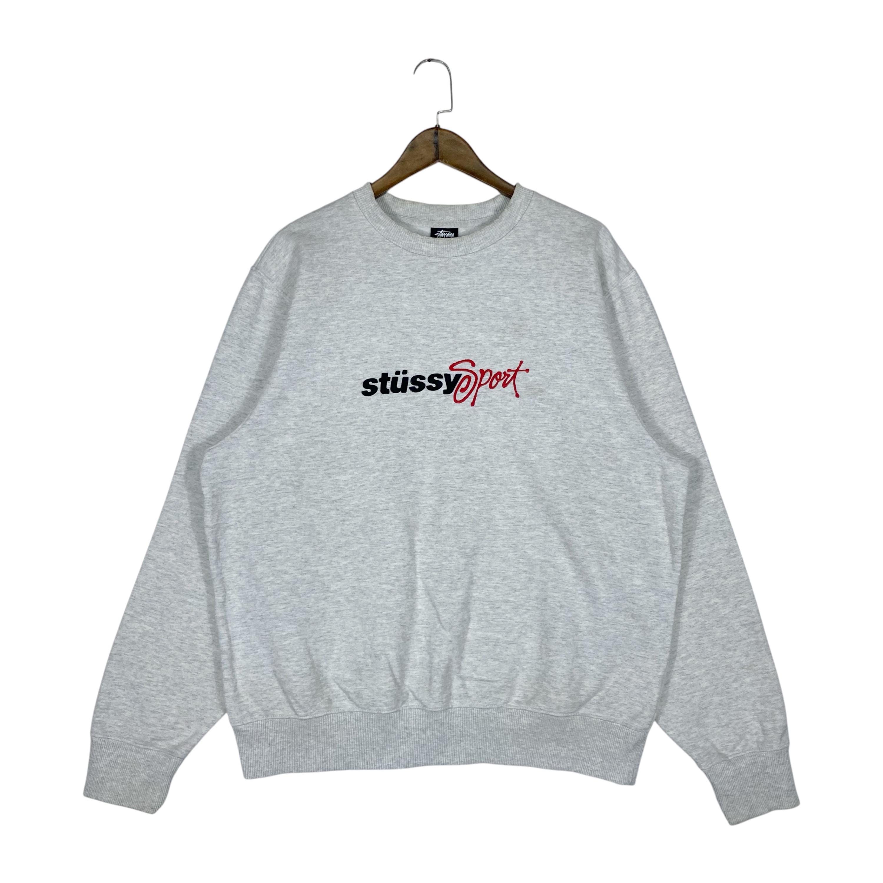 Vintage Stüssy Sport Crewneck Sweatshirt - Heather Grey