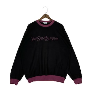 Yves Saint Laurent Sweatshirt - Etsy